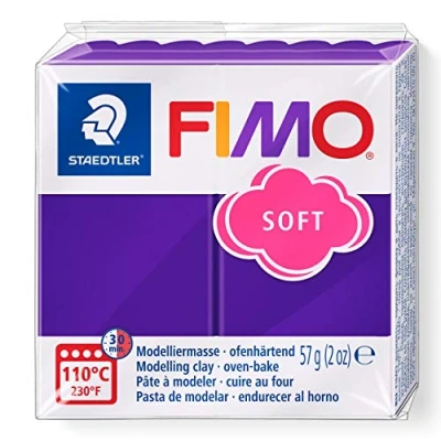 Image de dtm loisirs creatifs fimo soft 56g prune 63