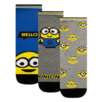 Afbeelding van MINIONS Jongenssokken, 3 stuks, Meerkleurig