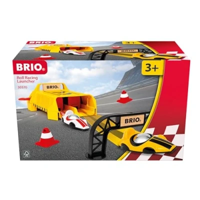 Afbeelding van BRIO 30570 Lanceerinrichting met rolwagens Speelgoedracewagens voor kinderen vanaf 3 jaar