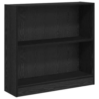Afbeelding van vidaXL Boekenkast Zwart eiken 80 x 24 109 cm Spaanplaat