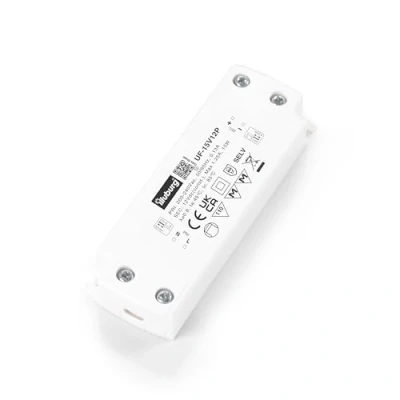Afbeelding van illuburg Led transformator, 12 V, 15 W, ultradun, plat, zonder flikkeren, led, voeding, driver power supply