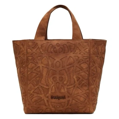 Afbeelding van Desigual Dameshandtas van polyurethaan, bruin, Bruin
