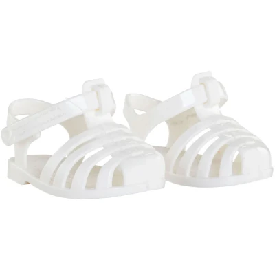 Afbeelding van Corolle poppensandalen wit 36 cm