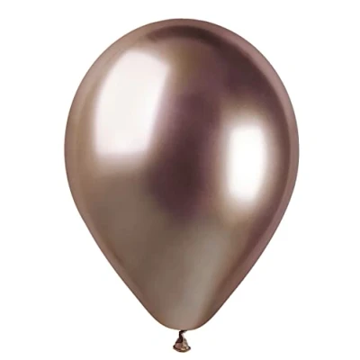Afbeelding van 50 stuks metallic ballonnen van hoogwaardig natuurlijk latex G120 (Ø 33 cm / 13 inch), roségoud