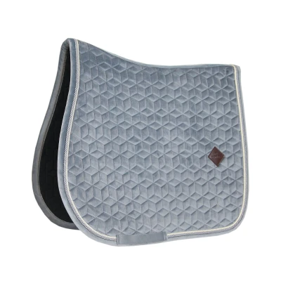 Image de Kentucky Tapis de Selle Basic Fluwelen Sauter Gris Full