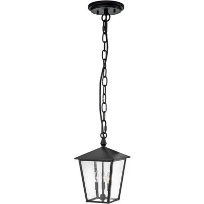 Afbeelding van Hinkley LED Buiten Pendelarmatuur Huntersfield 3X E14 Max 40W IP44 Dimbaar Black