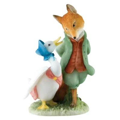 Afbeelding van Beatrix Potter Figuur Jemima en de heer met rood haar
