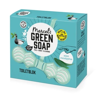 Afbeelding van Marcel&#039;s Green Soap Toiletblok Munt &amp; Eucalyptus