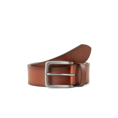 Afbeelding van TOM Tailor Riem, Heren, Maat: 90, Light brown uni