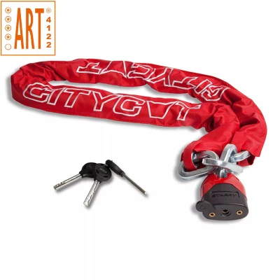 Afbeelding van Starry Citycat ART4 Kettingslot Rood 150 CM