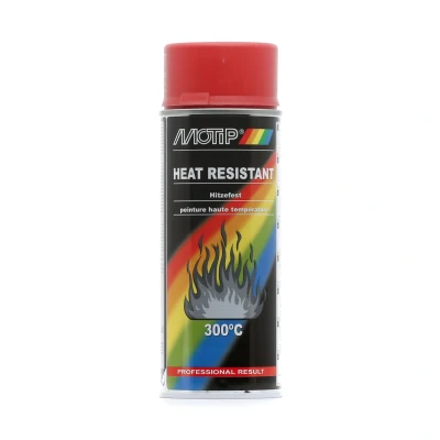 Afbeelding van MoTip hittebestendige lak rood 0,4 liter