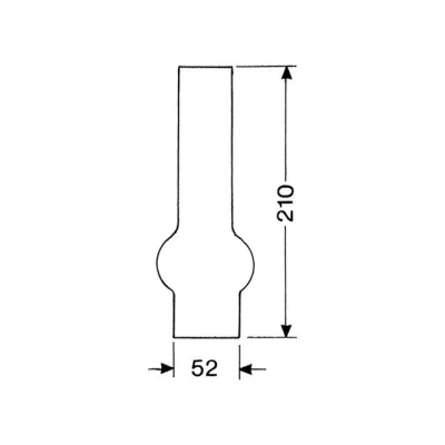 Afbeelding van Lind Lampeglas 15 Ligne 210mm