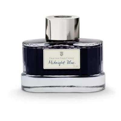 Afbeelding van Graf von Faber Castell Inktpot Midnight Blue 75 ML