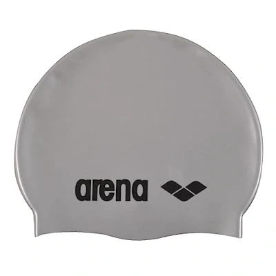 Afbeelding van Arena Badmuts Classic Silicone JR silver black Default Title