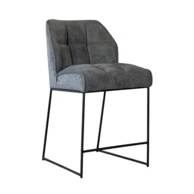 Afbeelding van Bronx71® Scandinavische barkruk Jelle antraciet 70 cm