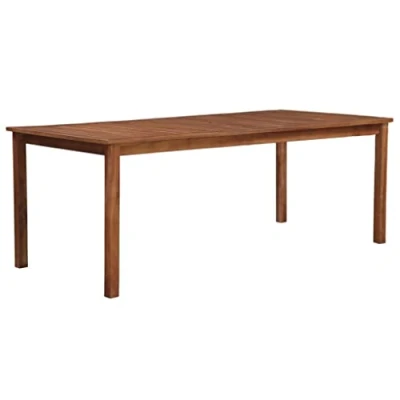 Afbeelding van vidaXL Massief Acaciahouten Tuintafel Tuin Tafel Tafels Terrastafel Terras Buitentafel Balkontafel Tuinmeubel Buitenmeubel Meubel Tuintafels