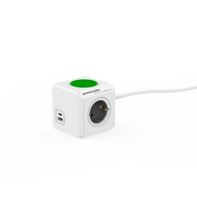 Afbeelding van Allocacoc PowerCube Extended USB A+ C Draadloze oplader Type F Germany/Netherlands