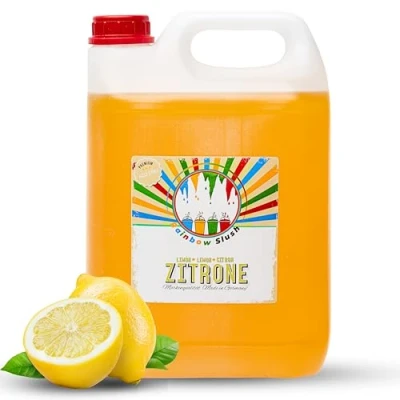 Afbeelding van Rainbow Slush siroop zonder AZO en glycerine citroensmaak concentraat voor slushy maker ijsmachine, ijsmachines, dranken 1:5