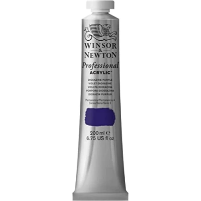 Afbeelding van Winsor &amp; Newton Professionele acryl tube 200 ml 229 paars dioxazine