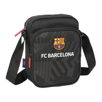 Afbeelding van Schoudertas F.C. Barcelona Black Zwart 16 x 22 6 cm