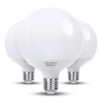 Afbeelding van Aigostar Ledlamp G120 E27 20 W (komt overeen met 129 halogeenlamp), warm wit 3000 K, 2060 lumen, CRI &gt; 80 set van 3..