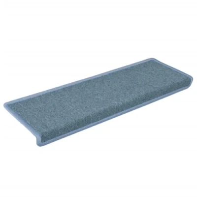 Afbeelding van Trapmatten 15 st 65x21x4 cm blauw