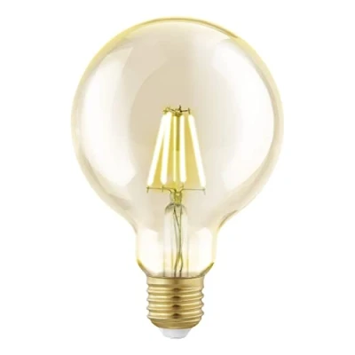 Afbeelding van Eglo Vintage LED Kooldraadlamp Ø 9,5 cm E27 Amberkleurig
