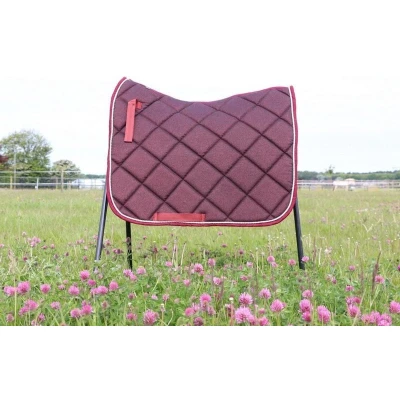 Afbeelding van HB Zadeldekje Sparkling Glitter Dressuur Burgundy Full Agradi.be