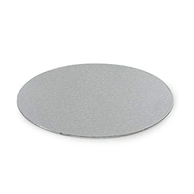 Afbeelding van Decora Cakeboard rond 30cm 12inch zilver