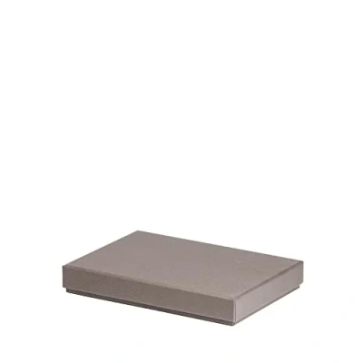 Afbeelding van Rössler Papier 13521453491 Boxline rechthoekig karton voor DIN A5, taupe, 1 stuk