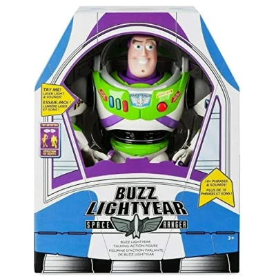 Afbeelding van Disney Advanced Talking Buzz Lightyear Action Figure 30 cm (officieel product). Ideaal speelgoed voor kinderen en kinderen. Toy Story