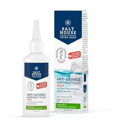 Afbeelding van Salthouse Kalmerende verzorging Zonder uitspoelen Anti jeuk Met panthenol en niacinamide Voor jeukende hoofdhuid 75 ml