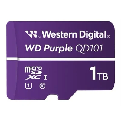 Image de WD Purple WDD100T1P0C Carte mémoire flash 1 To UHS I U1 / Class10 micro SDXC violet