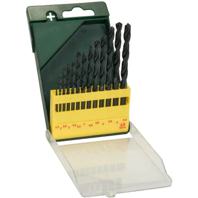Afbeelding van Bosch Accessories 2607019441 HSS Metaal spiraalboorset 13 delig Rollenwals DIN 338 Cilinderschacht 1 set(s)