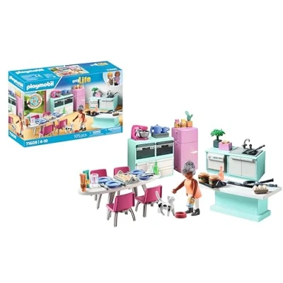 Image de Playmobil My Life 71608 Cuisine avec ilôt central