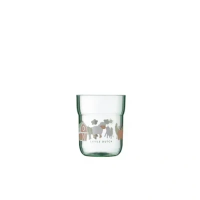 Afbeelding van Mepal Mio kinderglas 250 ml Makkelijk vast te houden Kinderservies Little Farm