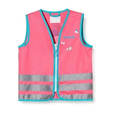Afbeelding van Wowow Crazy Monster Jacket fluohesje, roze, L (kind) Fluohesje