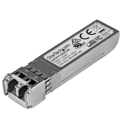 Image de StarTech.com SFP fibre 10GBase LR Module SFP+ optique 10 Gigabit Compatible Juniper EX 10GE Monomode LC km transmetteur (équivalent à : LR) GigE mode unique jusqu&#039;à