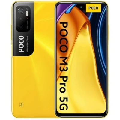 Image de Xiaomi poco M3 Pro 5G smartphone double SIM RAM 4 Go / 64 6.5&quot; 2400 x 1080 pixels (90 Hz) 3 caméras arrière 48 MP, 2 MP front camera 8 jaune