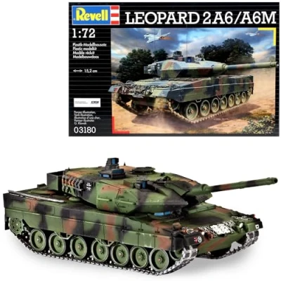 Afbeelding van 1:72 Revell 03180 Leopard 2 A6/A6M Tank Plastic Modelbouwpakket