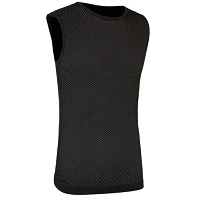 Afbeelding van GripGrab 3 Season Mouwloos Fiets Base Layer Zweethemd Ondershirt Zwart Unisex Maat XS/S