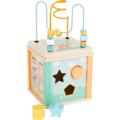 Afbeelding van Small Foot 5 in 1 Houten Speel Activiteiten Kubus
