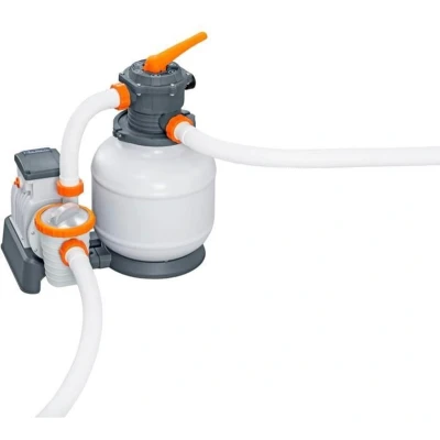 Afbeelding van BESTWAY 7,57 m3 / H zandfilter + voorfilter Wit
