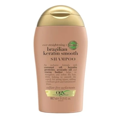 Afbeelding van OGX Mini Shampoo Ever Straight Brazilian Keratin Smooth 89ML