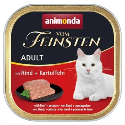 Afbeelding van Megapack animonda vom Feinsten Adult 32 x 100 g Rundvlees &amp; aardappelen