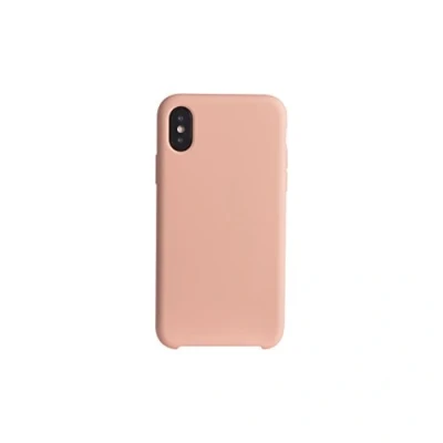 Afbeelding van Bigben Connected, Hoesje Geschikt voor Apple iPhone X/XS Stijf, zacht aanvoelend siliconen, Roze