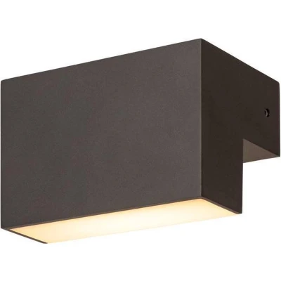 Afbeelding van SLV L LINE OUT 1003539 Buitenlamp (wand) LED vast ingebouwd Antraciet
