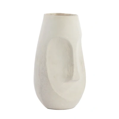 Afbeelding van Light &amp; Living Pot FACE 21x18x36cm Wit