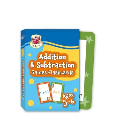 Afbeelding van CGP KS1 Activity Books and Cards Addition &amp; Subtraction Games Flashcards for Ages 5 6 (Year 1)