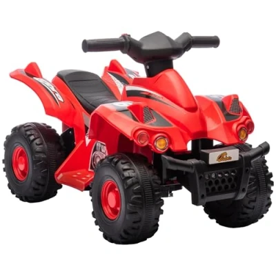 Afbeelding van AIYAPLAY Elektrische kinderauto 71x40x46cm Kunststof Rood